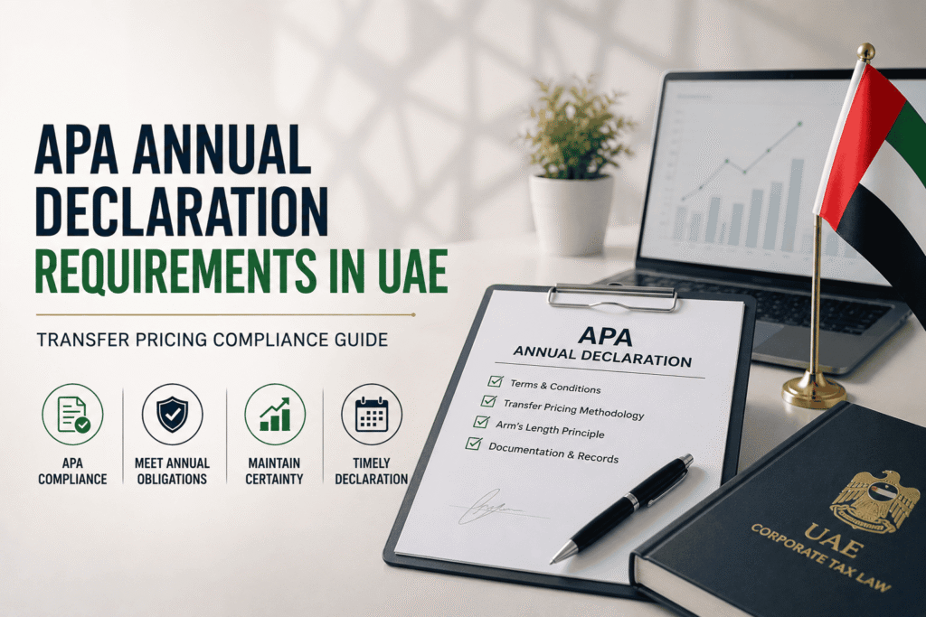 APA Annual Declaration Requirements in UAE
