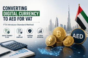 Converting Digital Currency to AED for VAT