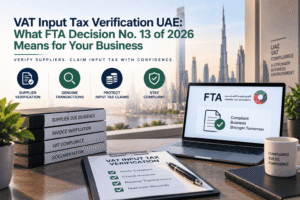 VAT Input Tax Verification UAE