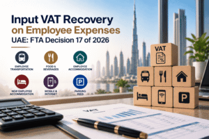 Input VAT Recovery on Employee Expenses UAE