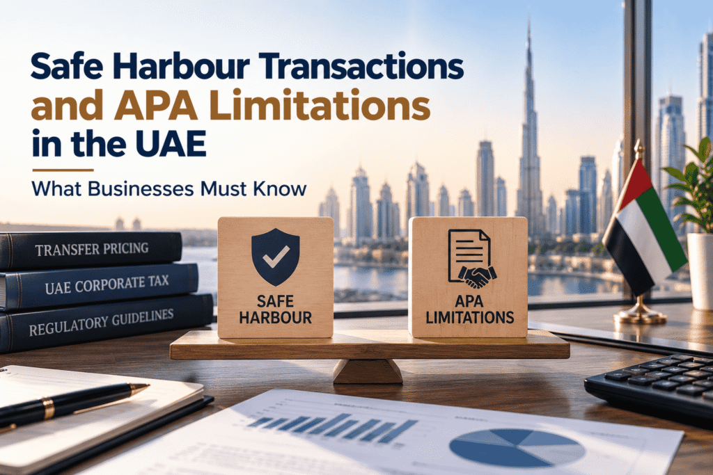 Safe Harbour Transactions and APA Limitations